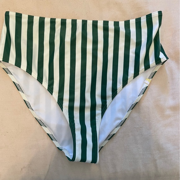 High Waisted Summersalt Striped High Waisted Swim Bottoms - Picture 1 of 3